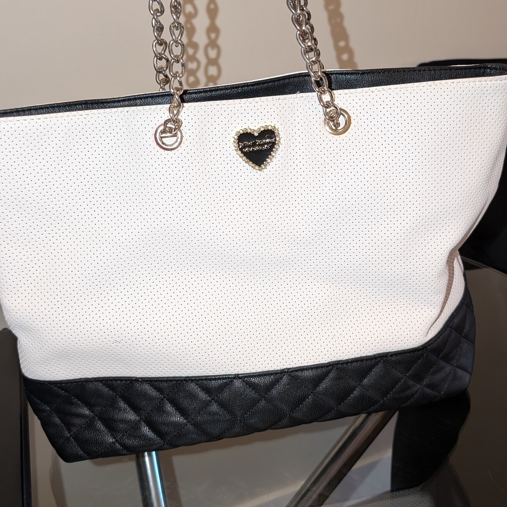Large Shoulder Tote By Betsey Johnson